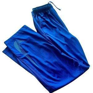 Nike Athletic Dri-Fit Pants Boys Youth Size Large - Royal Blue - Performance